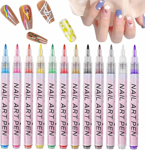 Nail Art Pens Set 12 Colors