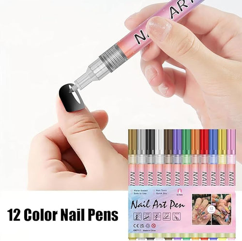 Nail Art Pens Set 12 Colors