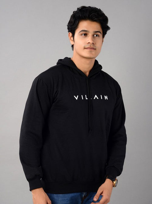 Brand Logo Printed Hooded Sweatshirt