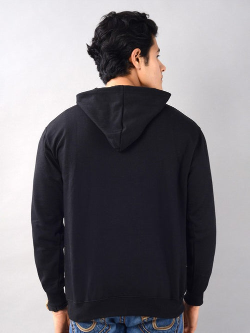 Brand Logo Printed Hooded Sweatshirt