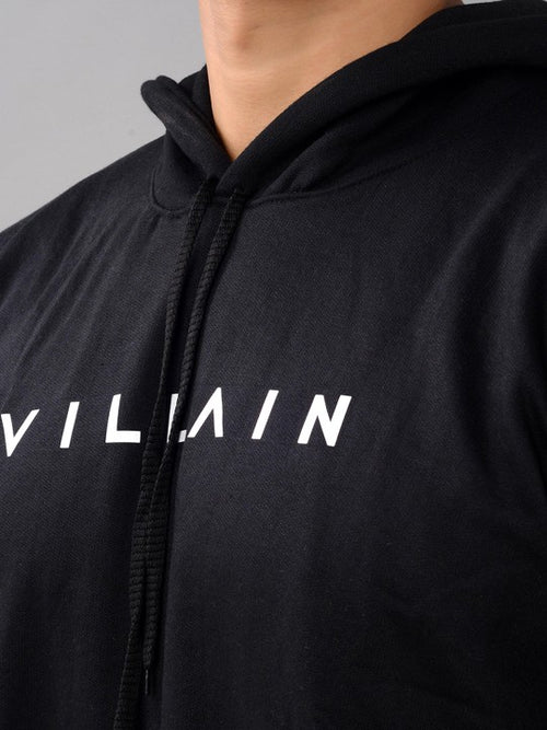 Brand Logo Printed Hooded Sweatshirt