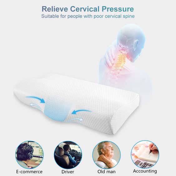 Memory Foam Solid Orthopaedic Pillow